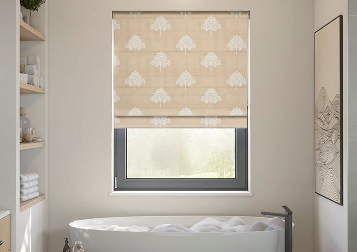 William Morris At Home Marigold Tree Embroidery, Chalk - Twist&Fit Roman Blind - Image 3